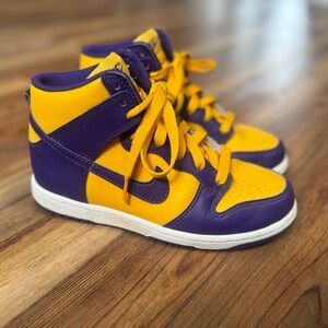 Nike Kids Dunk High - Lakers